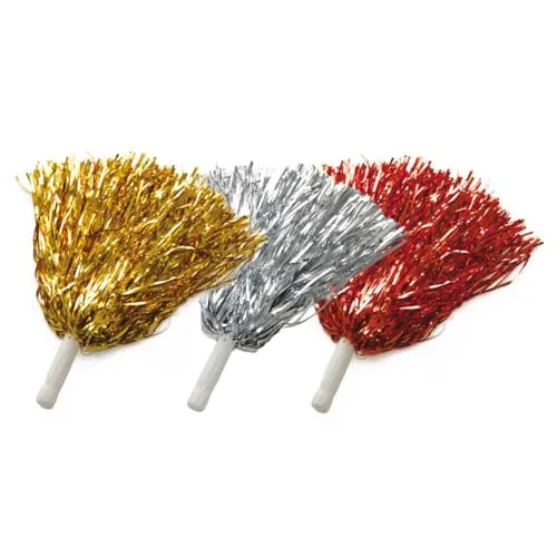 P'tit Clown Pompon Metallizzati Coppia Colore Casuale Festa