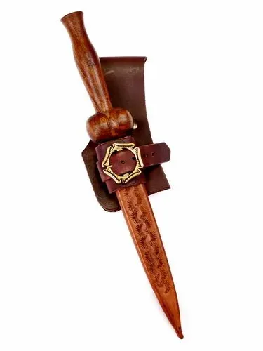 La Bottega di Merlino Porta Spada fodero cintura 3-5 cm pugnale 16cm