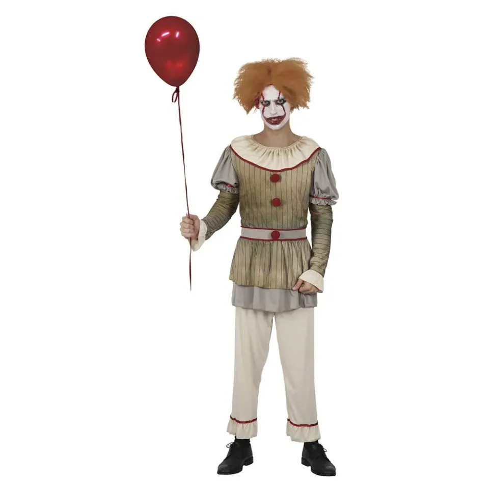 P'tit Clown Costume Clown Serial Killer Adulto Horror