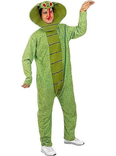 Funidelia Costume Serpente Adulto Verde S-M per Carnevale