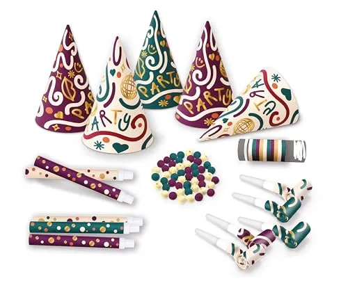 P'tit Clown 23445 Kit cotillon 5 persone multicolore