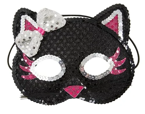 P'tit Clown Mascherina Gattino Paillettes Carnevale