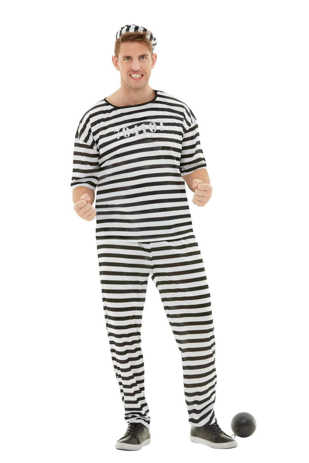 Funidelia Carcerato Costume Uomo Nero