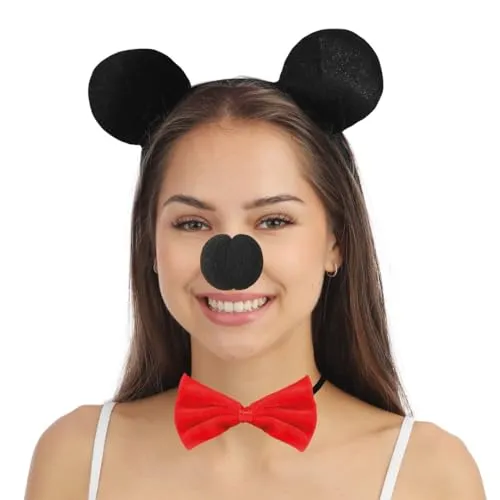 P'tit Clown 14010 set topo nero travestimento Carnevale