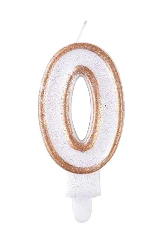 P'tit Clown 21190 candela numero 0 oro glitter