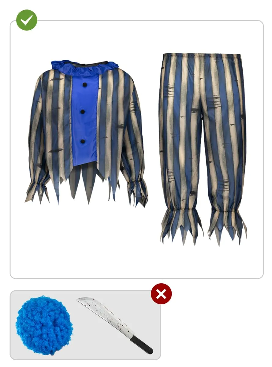 Funidelia Costume Clown Spaventoso Adulto Rosso Horror
