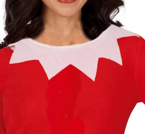 Fiestas Guirca Elfo Travieso Costume Donna L 42-44 Rosso