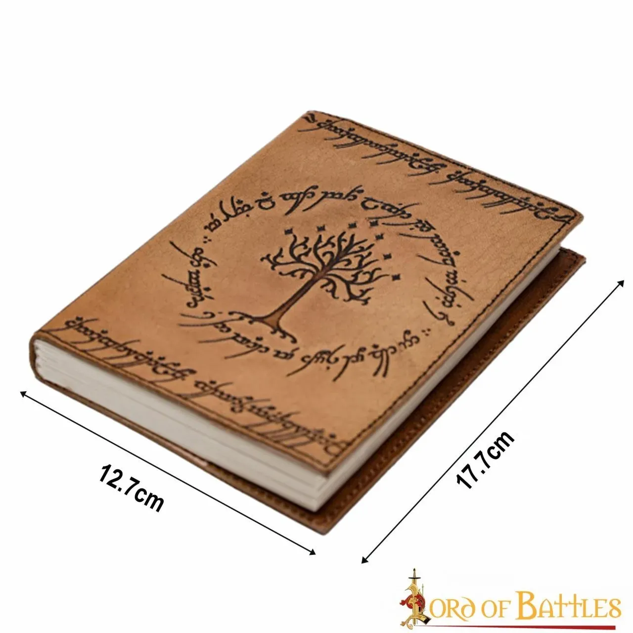La Bottega di Merlino Diario Albero di Gondor quaderno pelle goffrata
