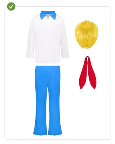 Funidelia Fred Scooby Doo costume uomo taglia unica