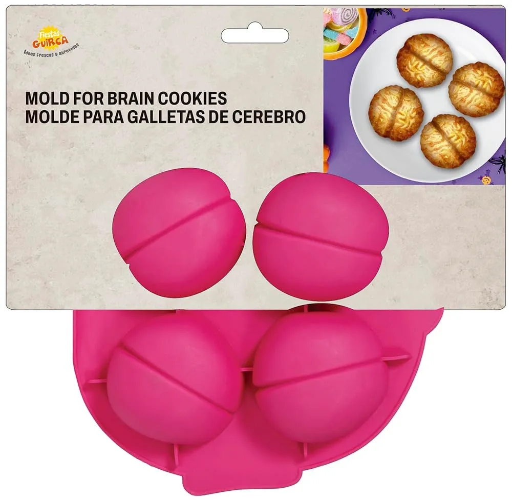Fiestas Guirca Stampo Biscotti Cervello silicone granata 16x16