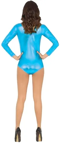 Fiestas Guirca Body Turchese Metallizzato costume M