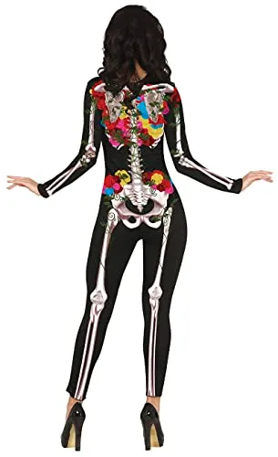 Guirca Catrina Rosa costume donna S per Halloween