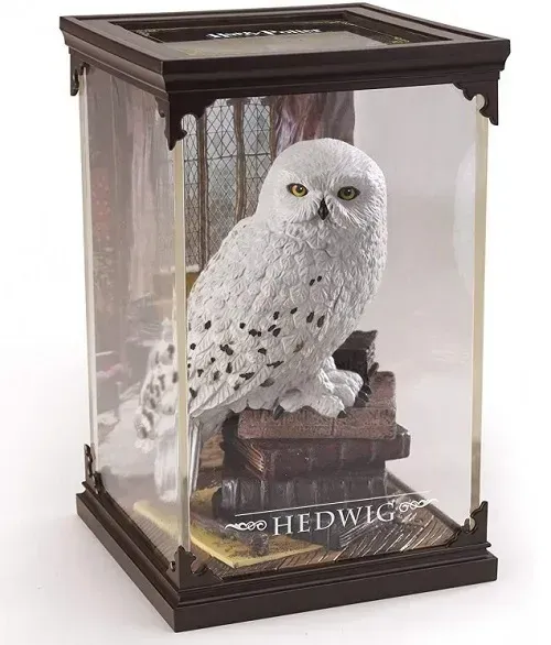 La Bottega di Merlino Hedwig Statuetta Resina con Teca 17 cm