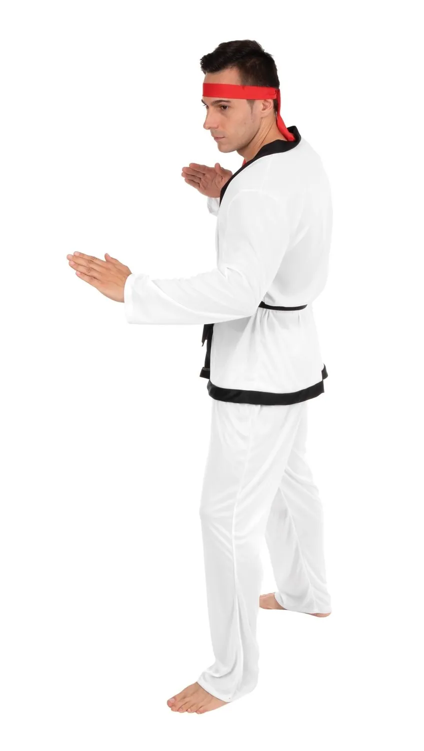 P'tit Clown Costume Taekwondo Adulto Bianco L-XL Poliestere