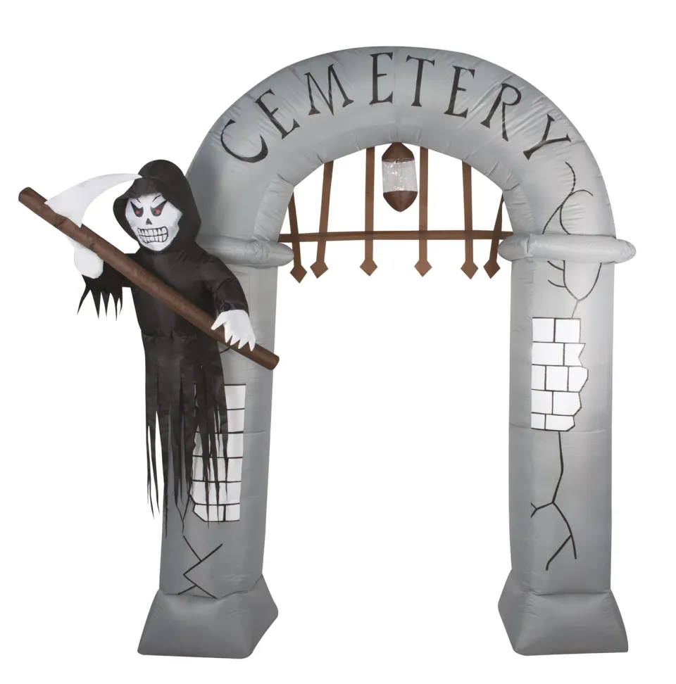 P'tit Clown re91507 Arco Cimitero Gonfiabile 2,4 m LED