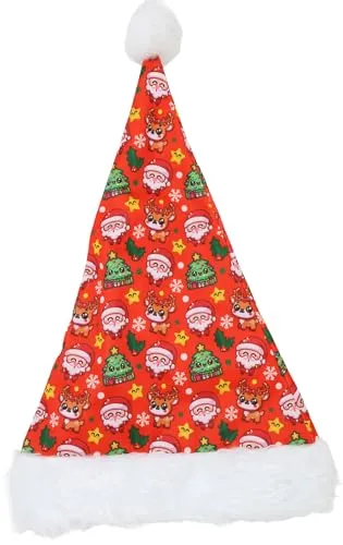 Fiestas Guirca Cappello Babbo Natale bambini costume rosso