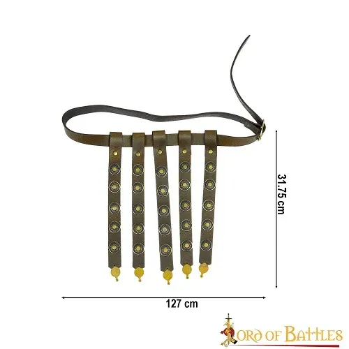 La Bottega di Merlino Cingulum Militare cintura romana pelle bufalo