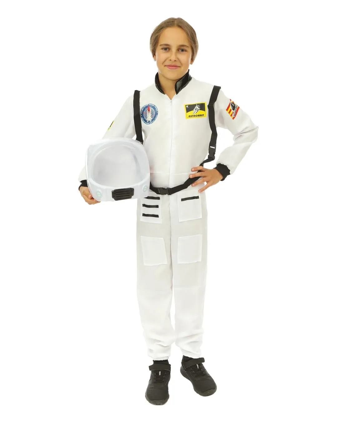 P'tit Clown Costume Astronauta Bambino 10-12 Anni Bianco