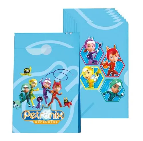 P'tit Clown Petronix Defenders 23204 sacchetti carta 8pz ufficiali