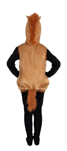 P'tit Clown Poney costume bambino 5-6 anni tuta morbida