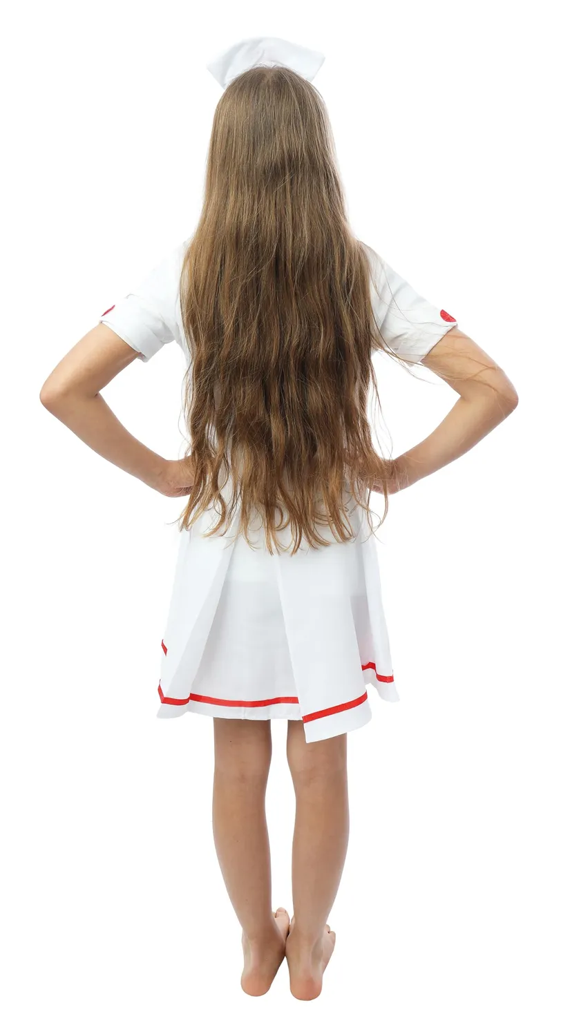 P'tit Clown Infermiera Costume Bambina 10-12 Anni