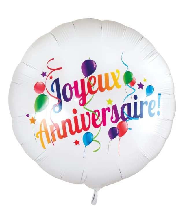 P'tit Clown Joyeux Anniversaire Palloncino 40 cm