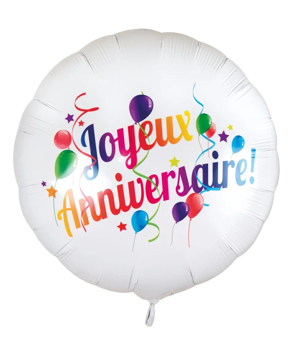 P'tit Clown Joyeux Anniversaire Palloncino 40 cm
