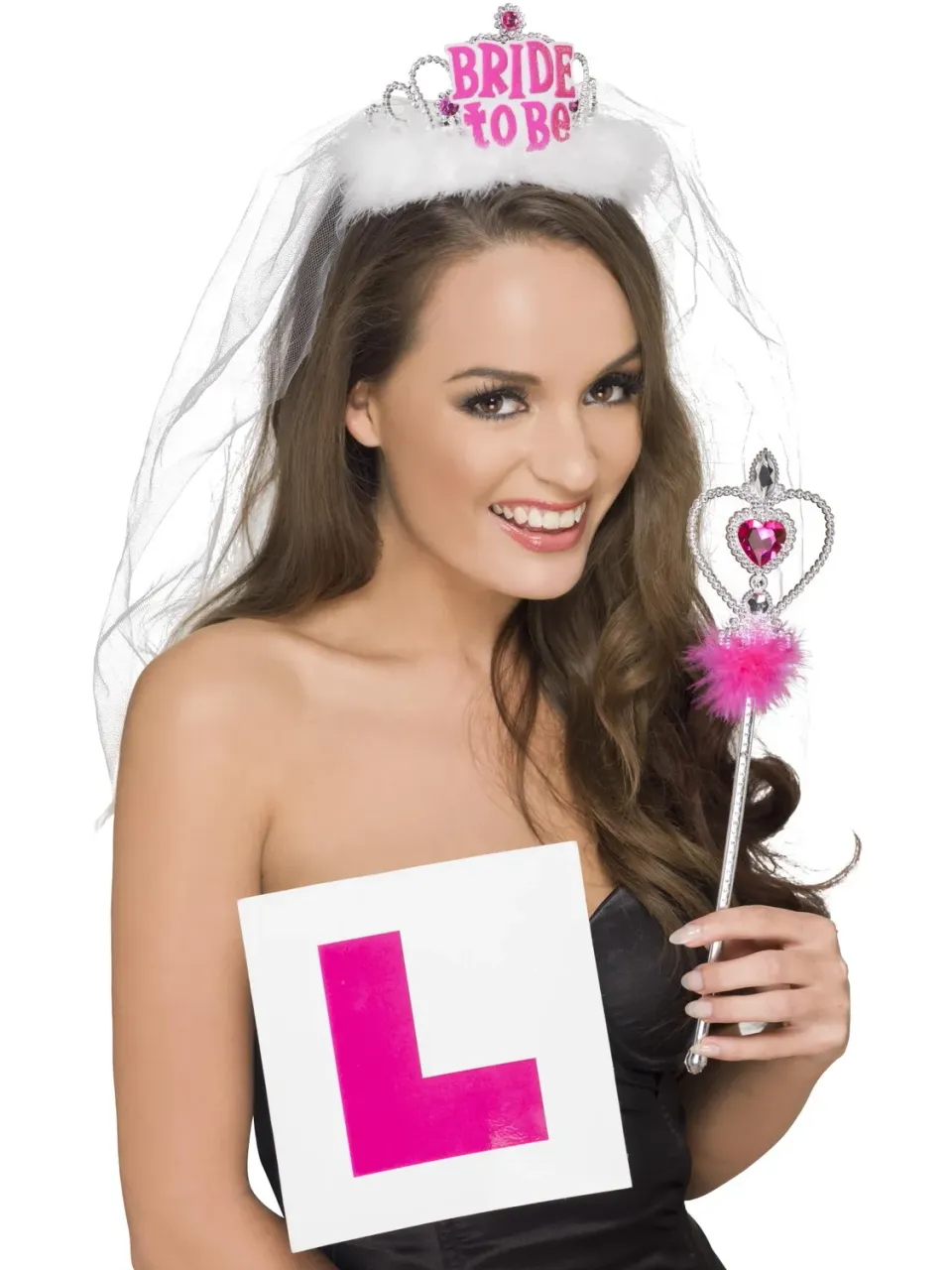 Smiffys Hen Party Kit addio nubilato rosa sposa