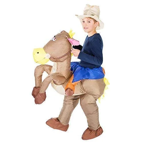 Bodysocks Costume Gonfiabile Cowboy Bambini Carnevale