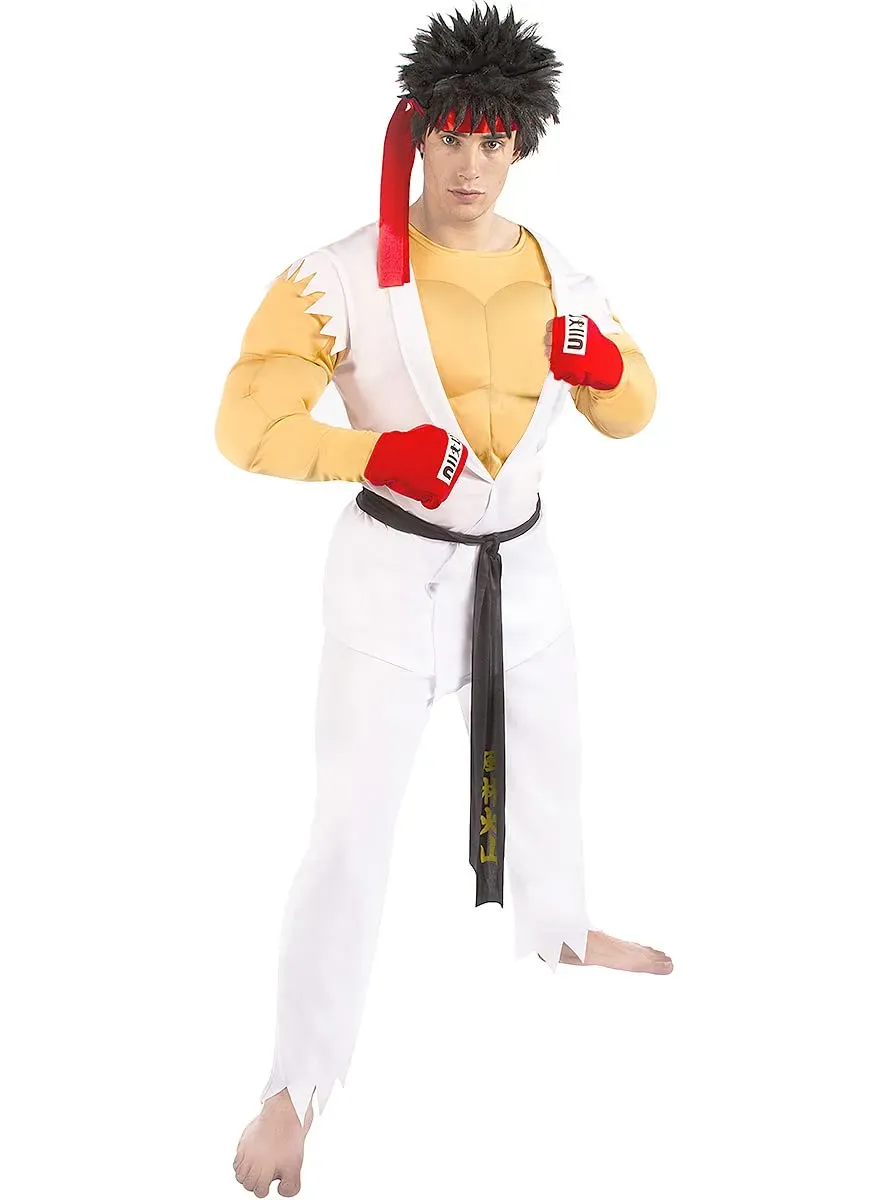 Funidelia Street Fighter Ryu costume uomo bianco ufficiale