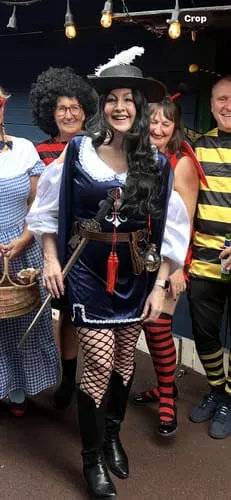 Smiffys Musketeer costume moschettiera blu S
