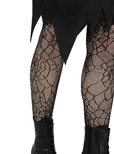 Funidelia Collant Ragnatele accessorio strega nero donna