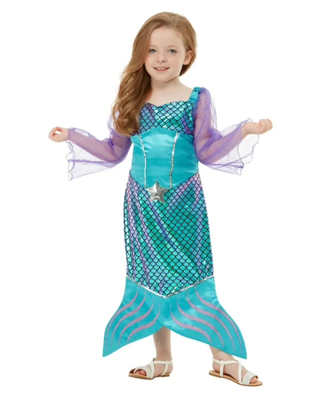 Funidelia Sirena costume bambina 3-4 anni con abito