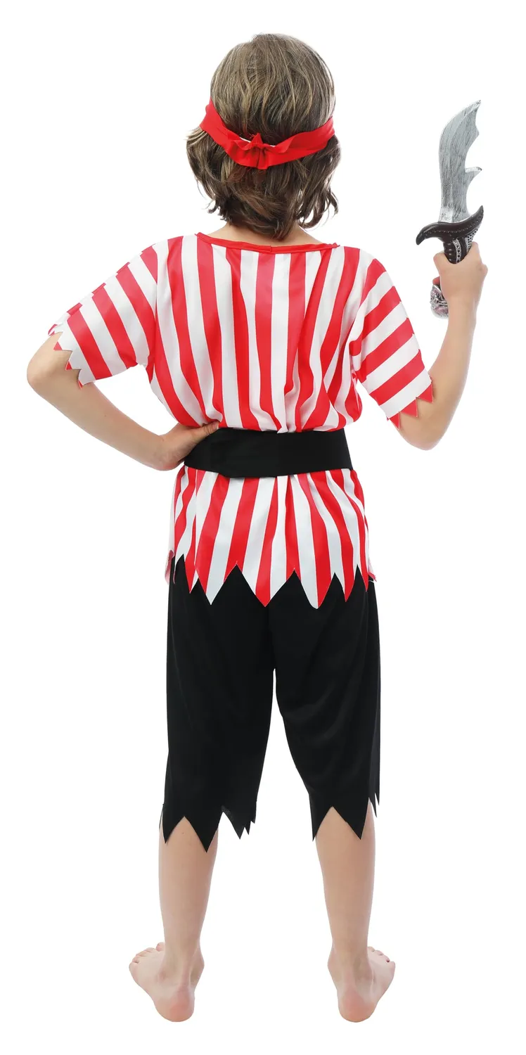 P'tit Clown Costume Pirata Bambino 10-12 Anni