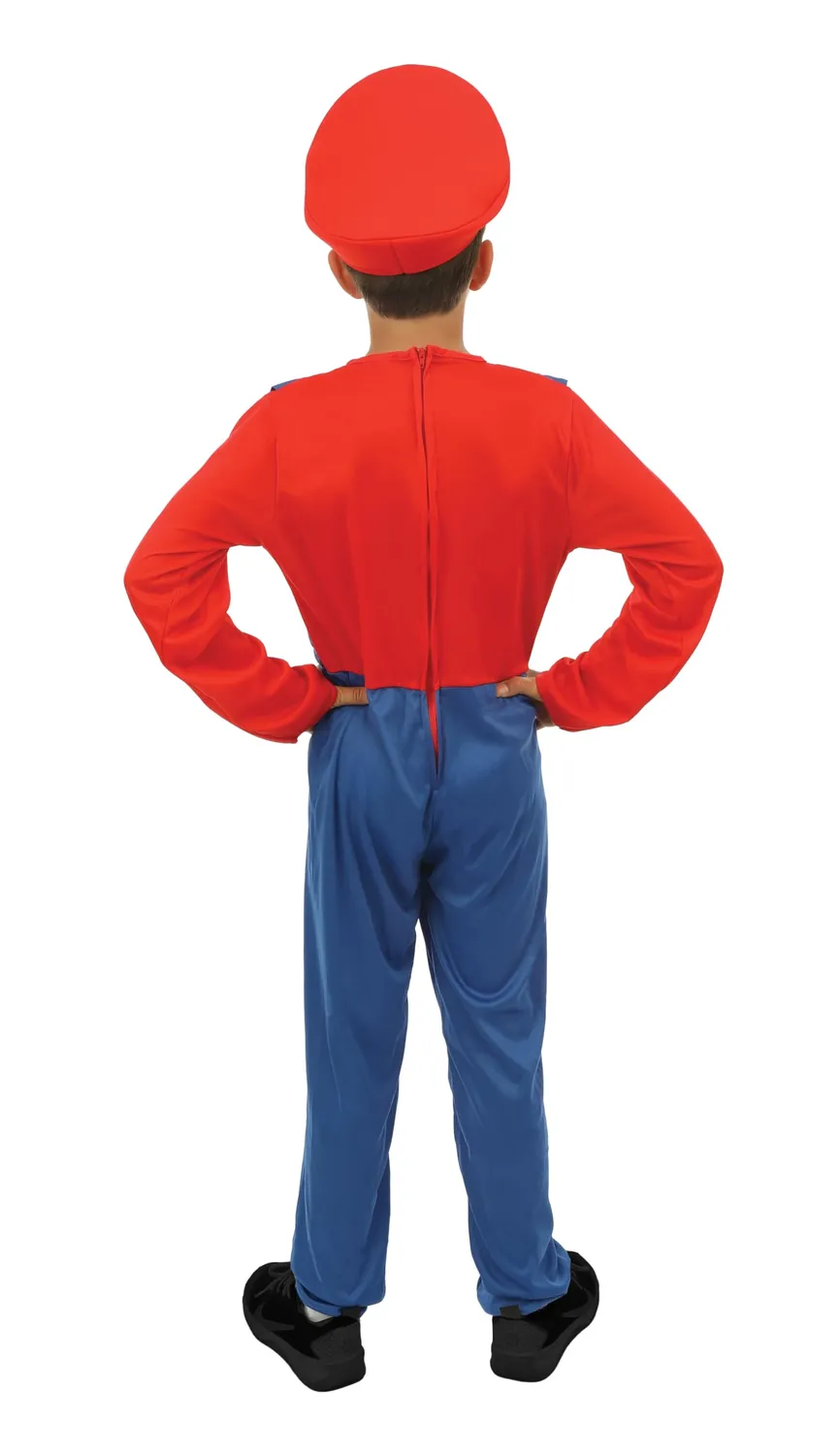 P'tit Clown costume idraulico bambino blu 10-12 anni