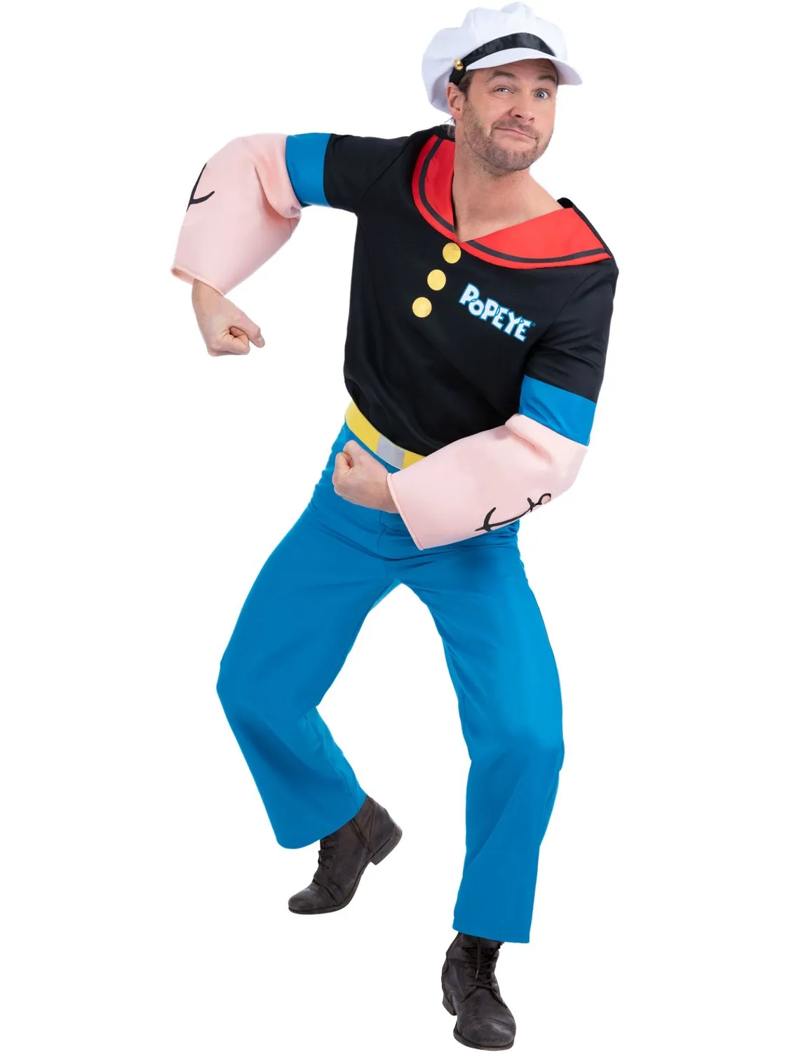 Smiffys Popeye costume marinaio muscoli Large 42-44
