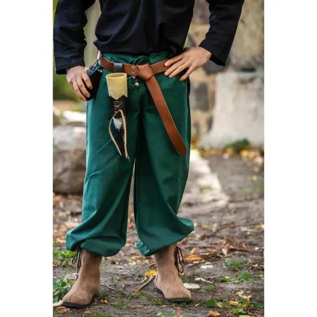 La Bottega di Merlino Pantaloni Gerold con laccio in cotone