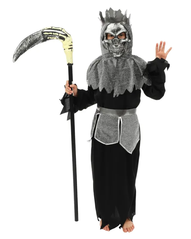 P'tit Clown costume messaggero morte bambino 10-12 anni