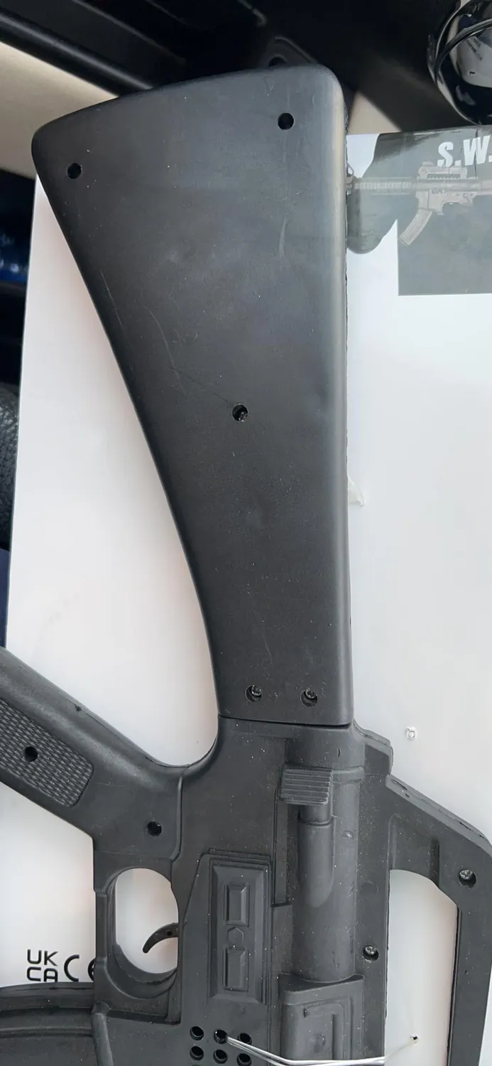 Guirca Mitraglietta d'Assalto 62 cm Nera con Suono