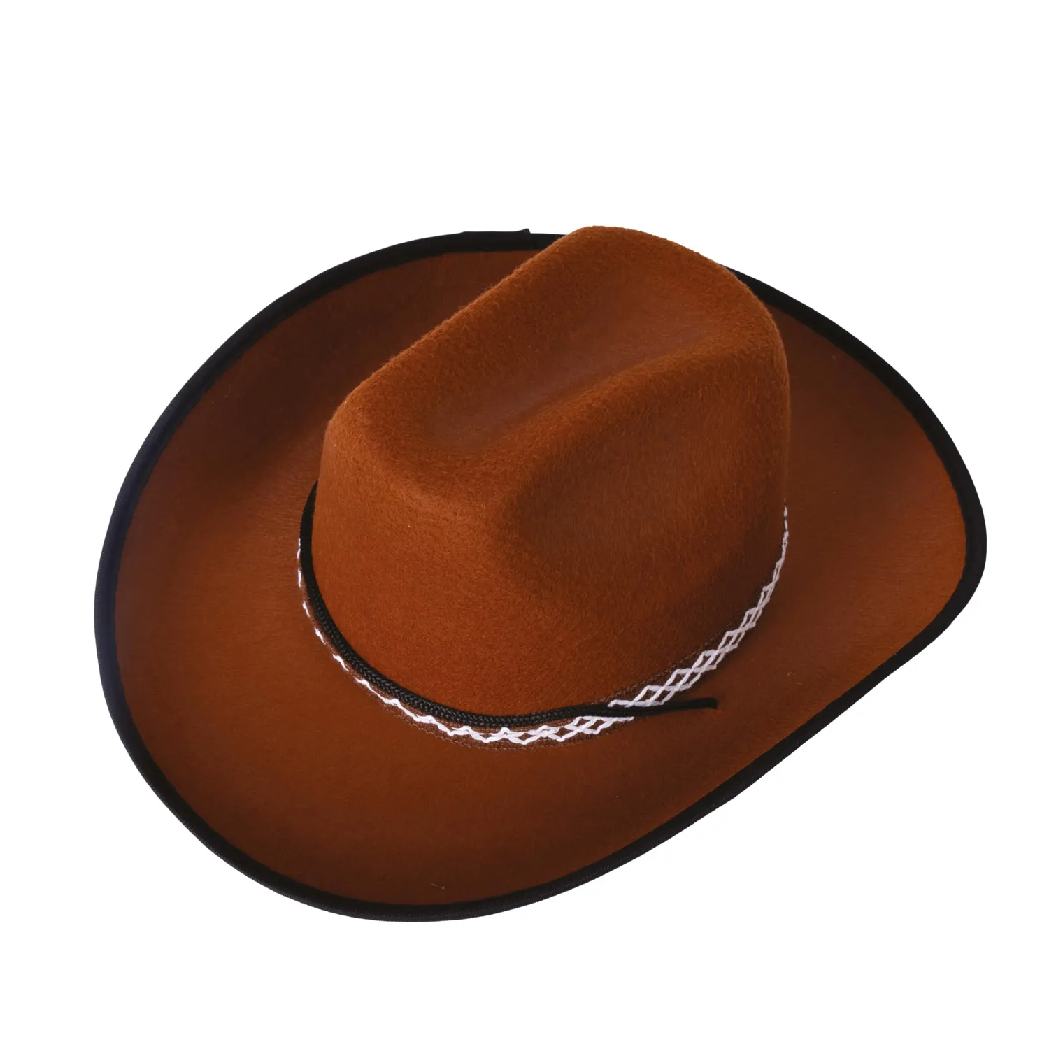 P'tit Clown 11235 Cappello Cowboy Bambino Marrone in Feltro