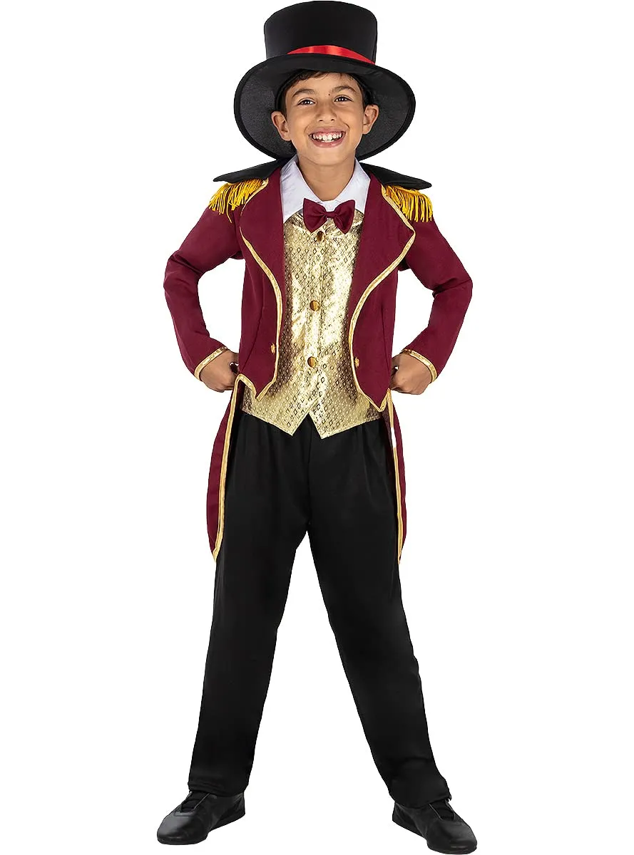 Funidelia Costume domatore bambino rosso circo 5-9 anni
