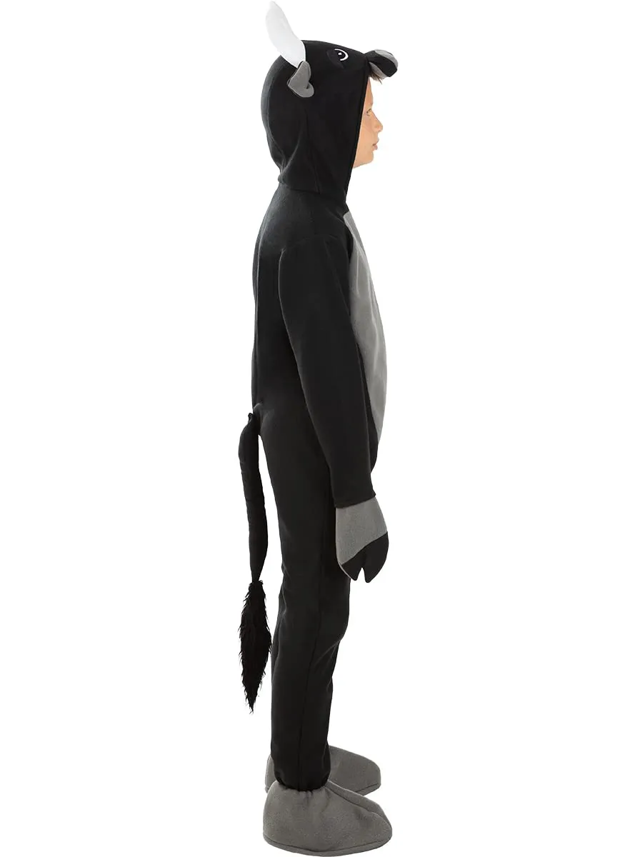 Funidelia Costume Toro bambino nero 5-6 anni