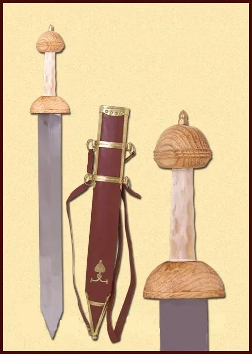 La Bottega di Merlino Pompei Gladius con fodero e cintura