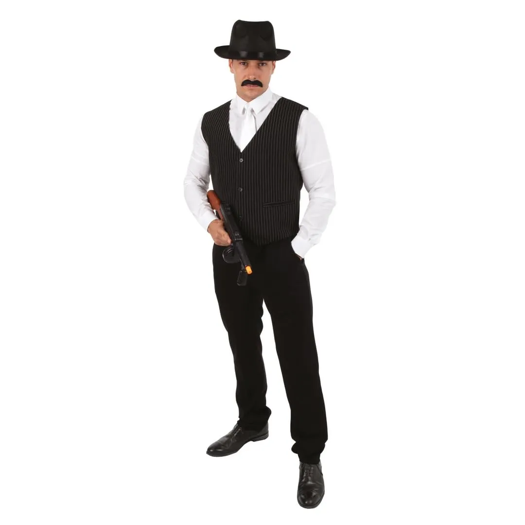 P'tit Clown Baffi Anni 60 Accessorio Nero Adesivi