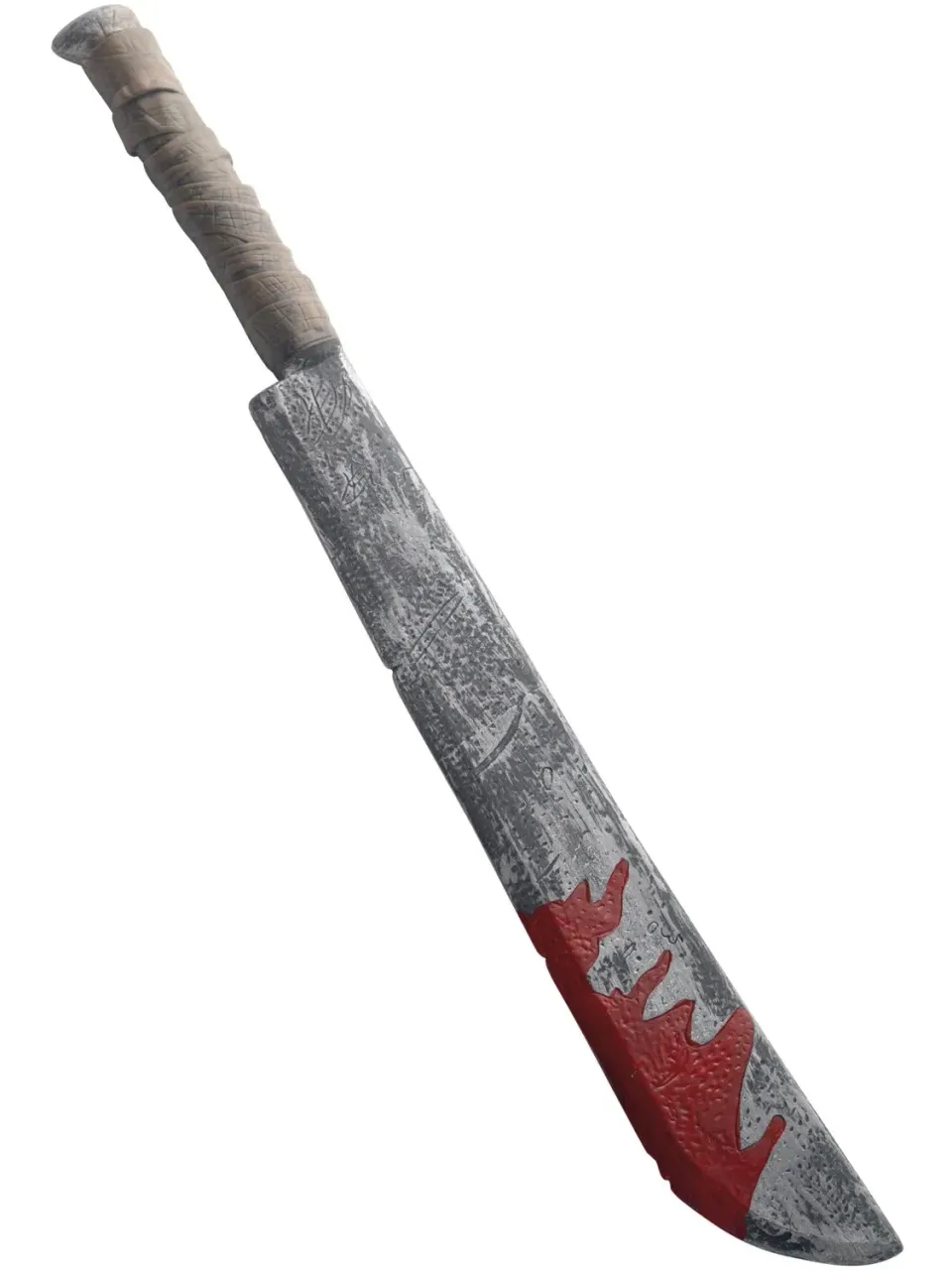 Smiffys Blooded Chopper machete giocattolo 74cm insanguinato