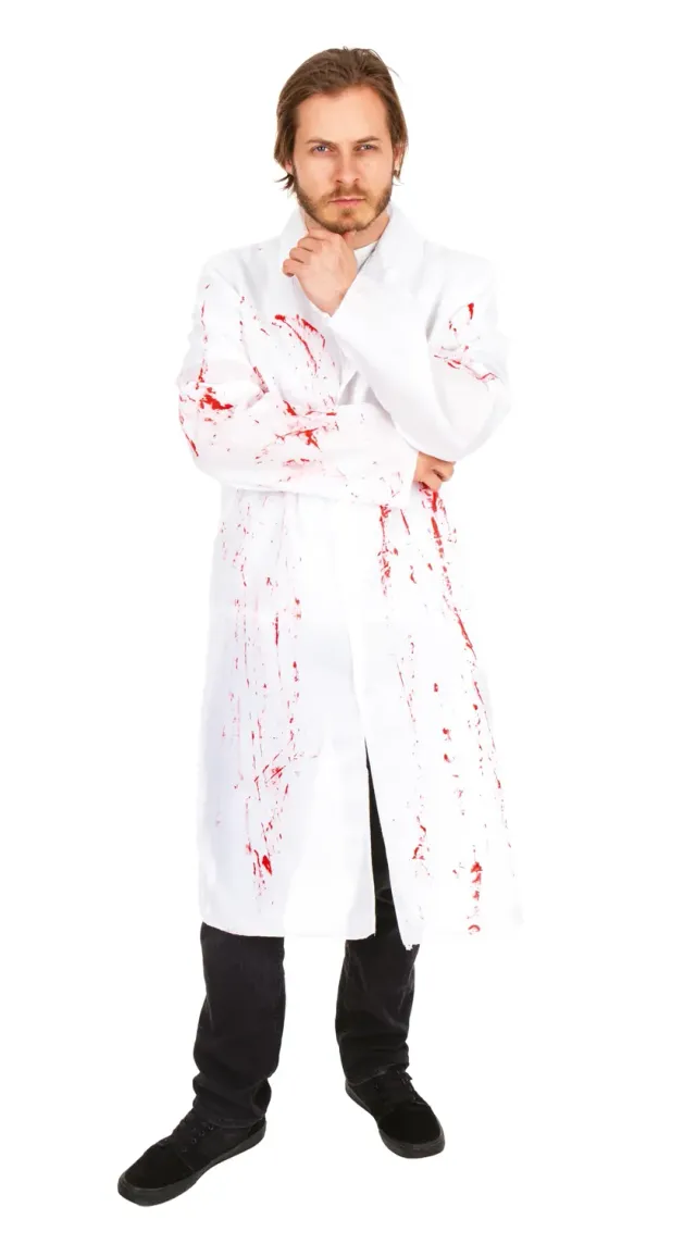 P'tit Clown Camicetta Sanguinante Costume Halloween L/XL sangue