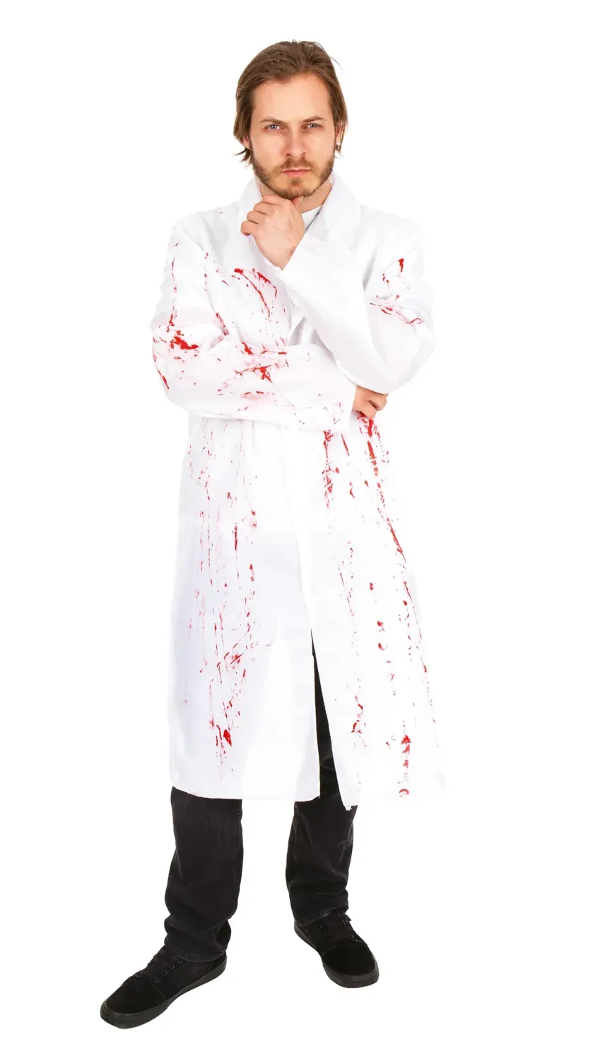 P'tit Clown Camicetta Sanguinante Costume Halloween L/XL sangue