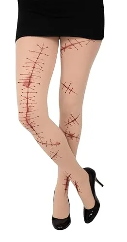 P'tit Clown re74174 collant pelle adulto con cicatrici