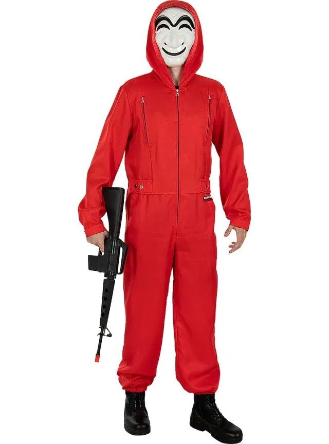 Funidelia La Casa de Papel Korea costume tuta rossa