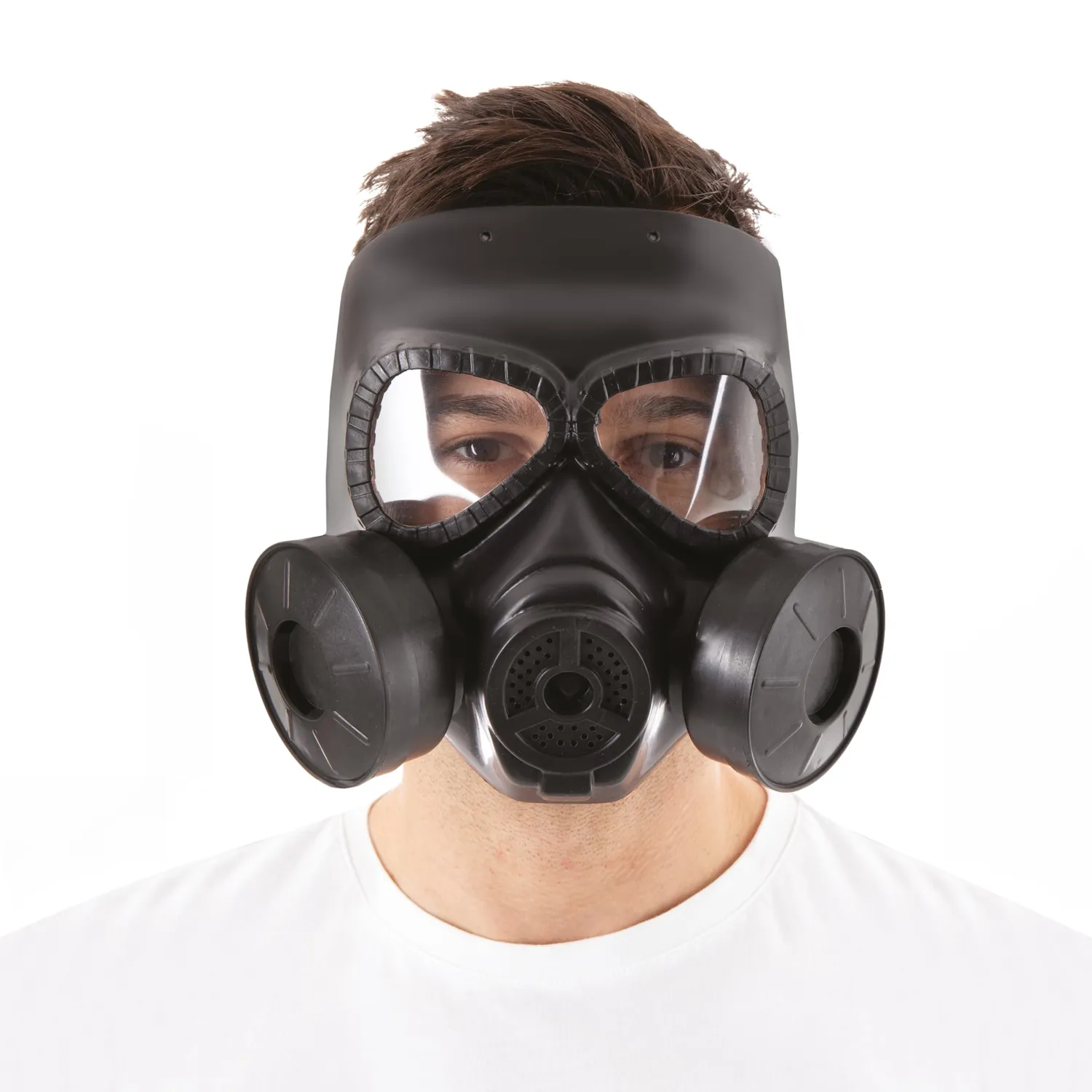 P'tit Clown 21076 maschera gas nera plastica unisex